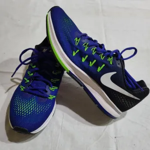 Nike Air Pegasus 33 Zoom Blue &amp; Green Athletic Shoes Breathable Mesh NWOT 9