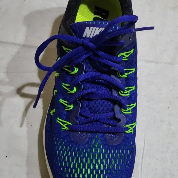 Nike Air Pegasus 33 Zoom Blue &amp; Green Athletic Shoes Breathable Mesh NWOT 9