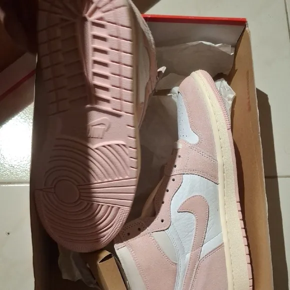 Nike Air Pink and White Sneakers