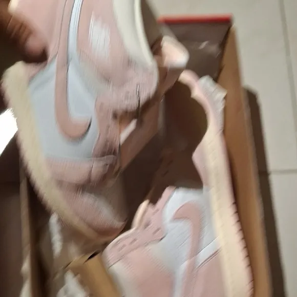 Nike Air Pink and White Sneakers
