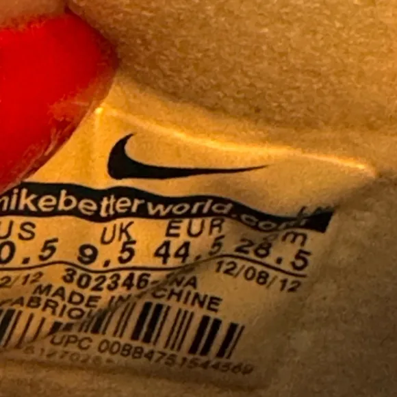 Nike air trainer SC High 302346 Multicolor Sneakers EUC 10.5 2012
