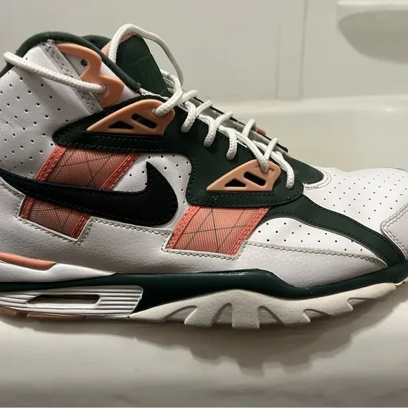 Nike Air Trainer SC High white pink and green size 12 mens