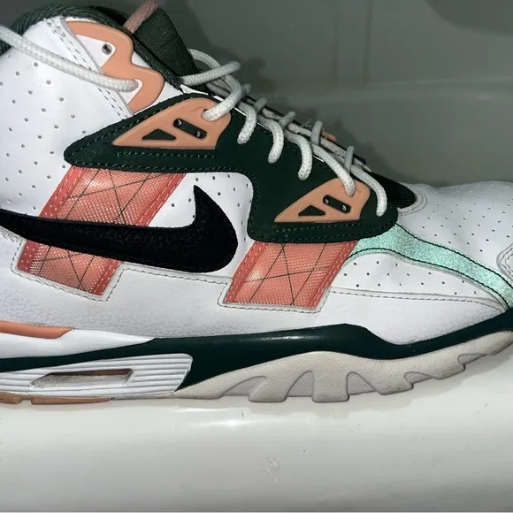 Nike Air Trainer SC High white pink and green size 12 mens