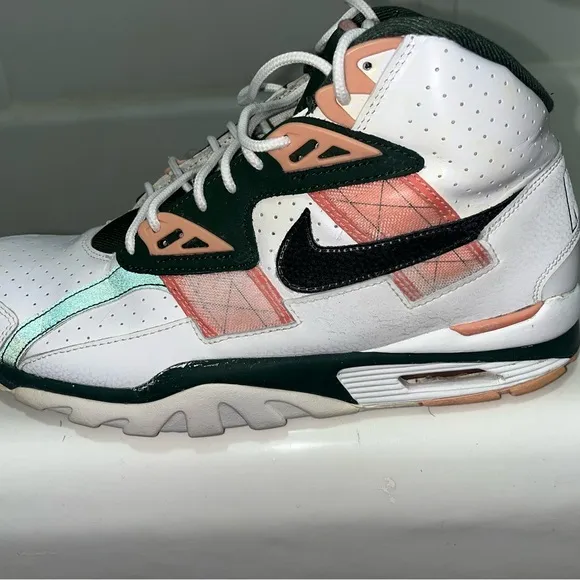 Nike Air Trainer SC High white pink and green size 12 mens