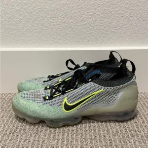 Nike Air VaporMax 2021 Flyknit Next Nature Volt Photo Blue Size 11 Men’s