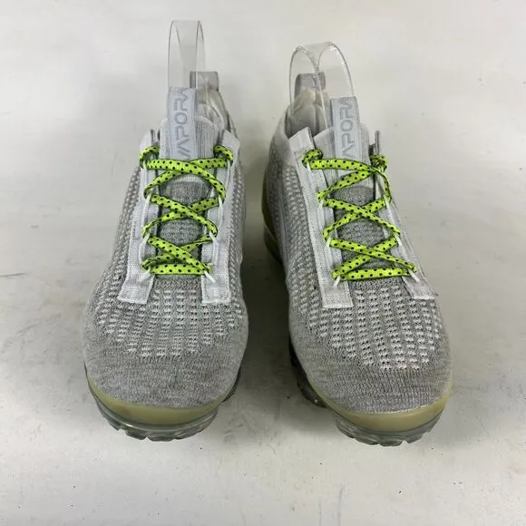 Nike Air VaporMax 2021 Flyknit Shoes Women's 7 Gray Running Sneaker DC4112-100