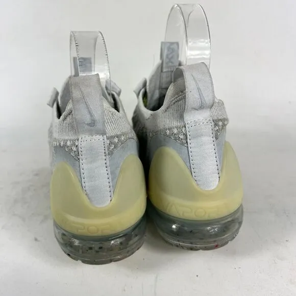Nike Air VaporMax 2021 Flyknit Shoes Women's 7 Gray Running Sneaker DC4112-100