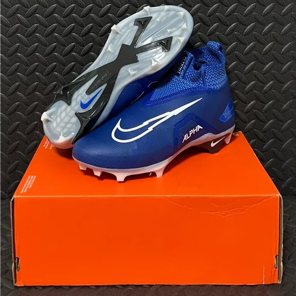 Nike Alpha Menace Elite 3 Football Cleats Royal‎ Blue Mens Sizes