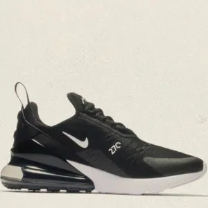 Nike Black and White Air Max 270 Sneakers
