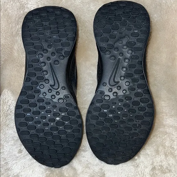 Nike Black Mesh Running Shoes