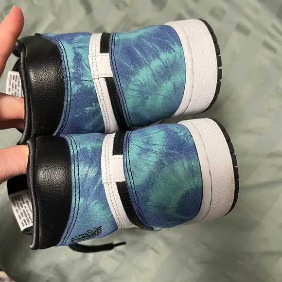 Nike Blue and Black High-Top Sneakers