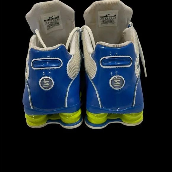 Nike Blue and White Athletic Shoes shox