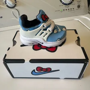 Nike Blue and White Athletic Sneakers