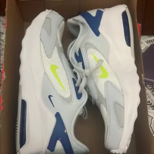 Nike Blue and White Retro Sneakers