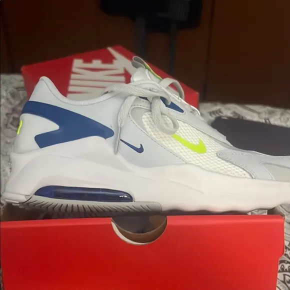 Nike Blue and White Retro Sneakers