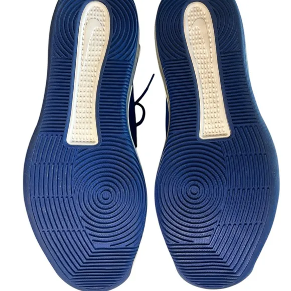 Nike Blue Athletic Shoes with Mesh Upper and Velcro Strap