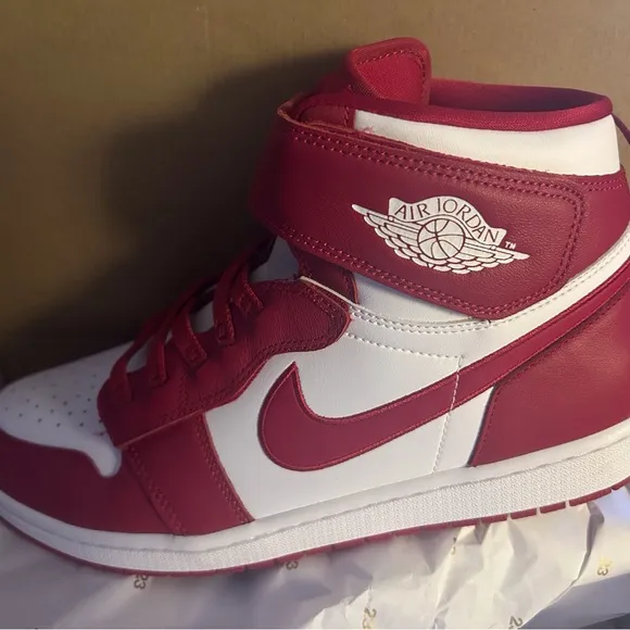 Nike Burgundy and White High-Tops