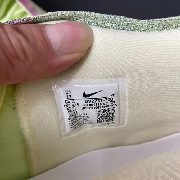 Nike Cosmic Unity 3 size 13  Barely Volt mens shoes 2023 dv2757700 Comfort
