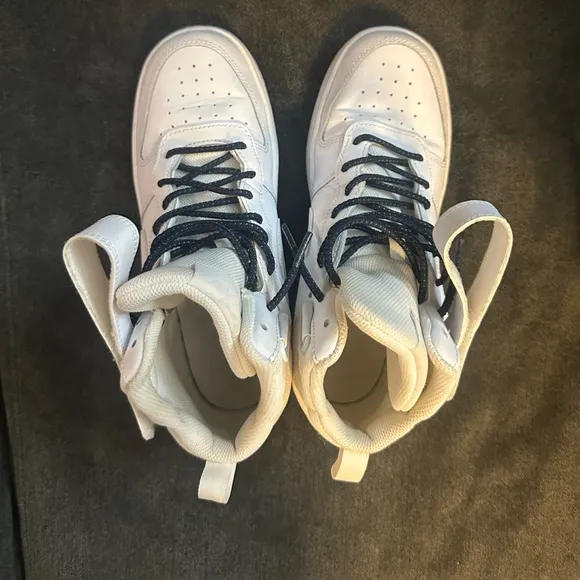 Nike Court Borough Mid 2 White High-Top Sneakers