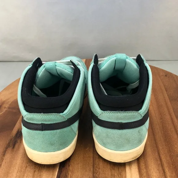 Nike Court Borough Mid Top Sneakers Suede Shoes Blue Black Comfort Cushion
