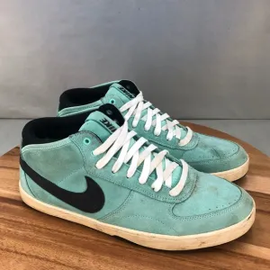 Nike Court Borough Mid Top Sneakers Suede Shoes Blue Black Comfort Cushion
