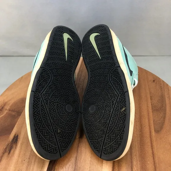 Nike Court Borough Mid Top Sneakers Suede Shoes Blue Black Comfort Cushion