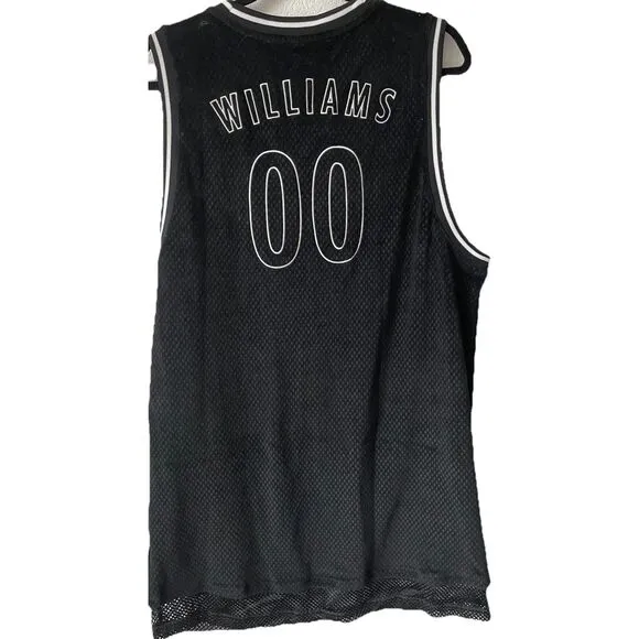 Nike court Serena Williams Design Crew Women's Tennis Jersey Dress Black Large