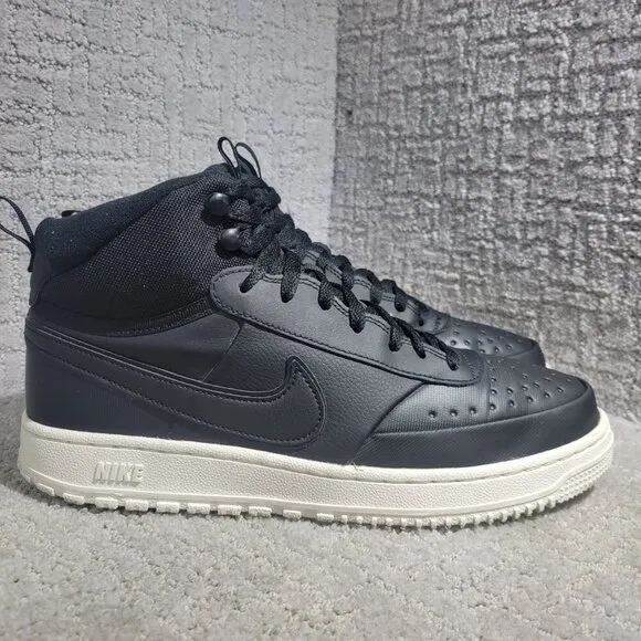 Nike Court Vision Mid Men's Size 11.5 Black Phantom High Top Sneakers DR7882-002