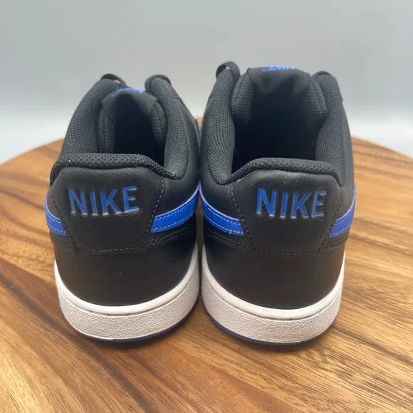 Nike Court Vision Shoes Mens Size 11 Black Blue Casual Trainer Comfort Sneakers