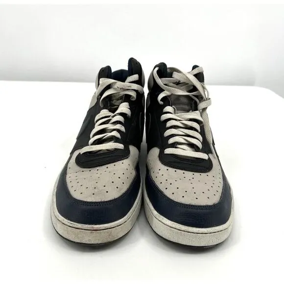 Nike DN3777-004 Black Gray Nike Swoosh High-Top Sneakers US 13