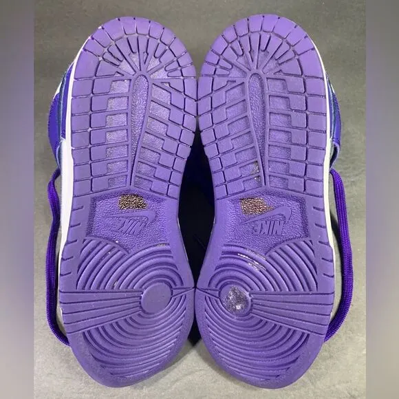 Nike Dunk High Electro Purple White Youth Kids Sneakers Shoe Size 3Y