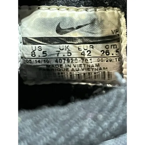 Nike Dunk High Gold Dart Men 8.5 Sneakers Shoes Yellow Black 407920 701