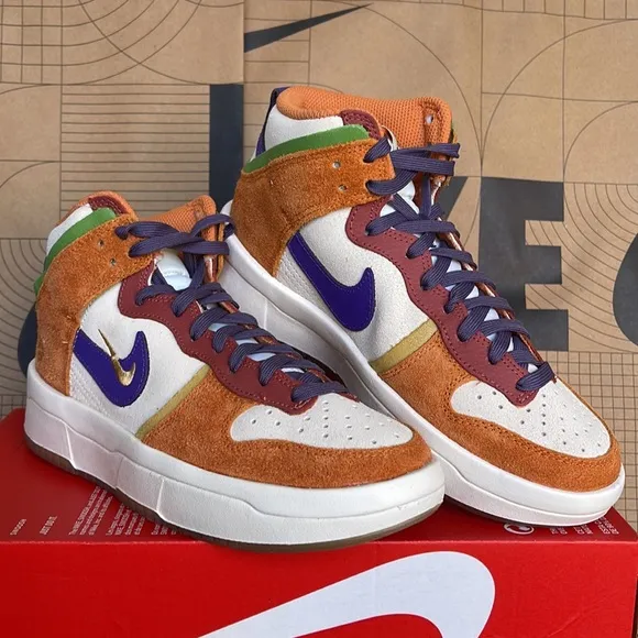 Nike Dunk High Setsubun UP PRM WMNS Sail/Canyon Purple sneakers - athletic shoes