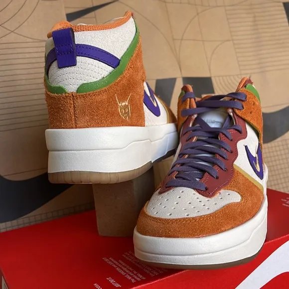 Nike Dunk High Setsubun UP PRM WMNS Sail/Canyon Purple sneakers - athletic shoes
