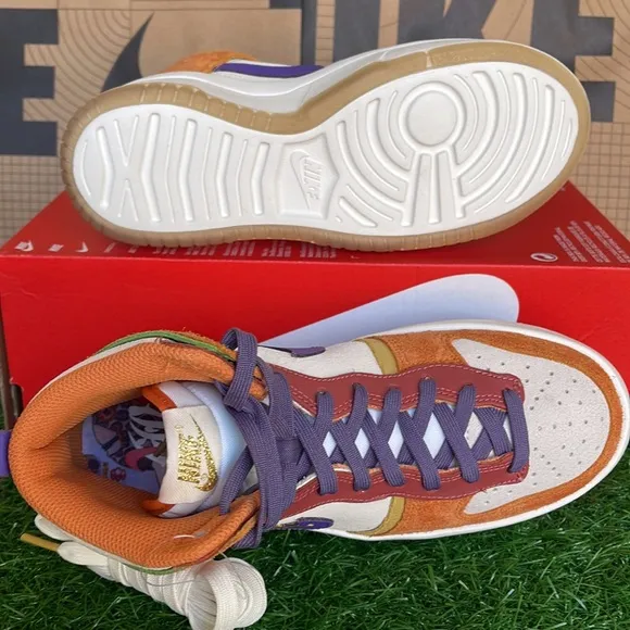Nike Dunk High Setsubun UP PRM WMNS Sail/Canyon Purple sneakers - athletic shoes