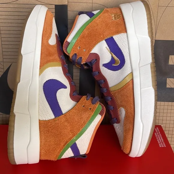 Nike Dunk High Setsubun UP PRM WMNS Sail/Canyon Purple sneakers - athletic shoes