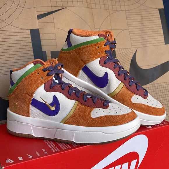 Nike Dunk High Setsubun UP PRM WMNS Sail/Canyon Purple sneakers - athletic shoes