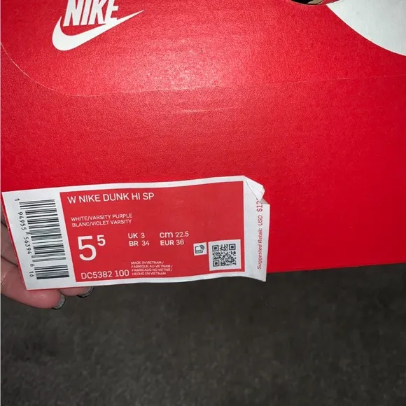 Nike dunk high sneakers
