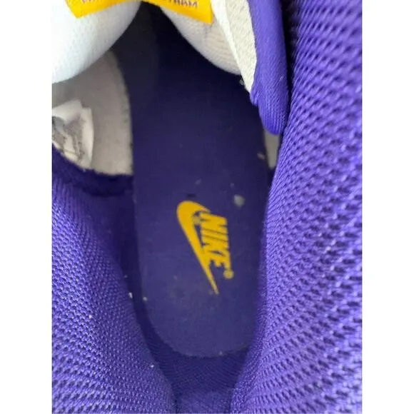 Nike dunk high top lakers sneakers size 12