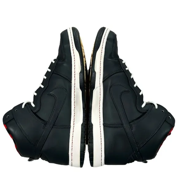 Nike Dunk High Ultra Rain Black Sail Sport Red 2016 Sneakers Size 9