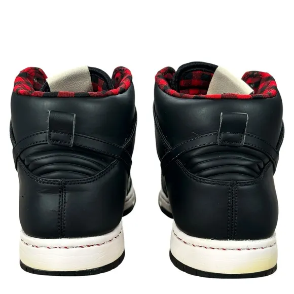Nike Dunk High Ultra Rain Black Sail Sport Red 2016 Sneakers Size 9