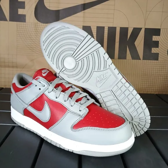Nike Dunk Low QS CO.JP Reverse Ultraman Varsity Red Silver Men's Sz 11.5 New NA