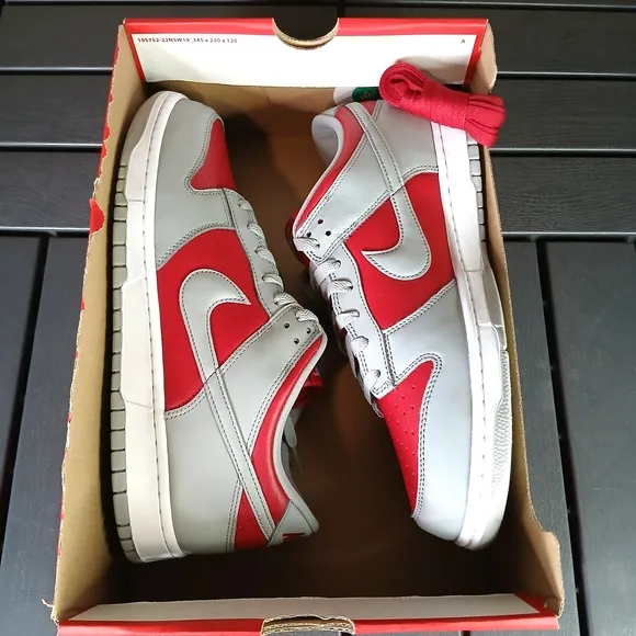Nike Dunk Low QS CO.JP Reverse Ultraman Varsity Red Silver Men's Sz 11.5 New NA