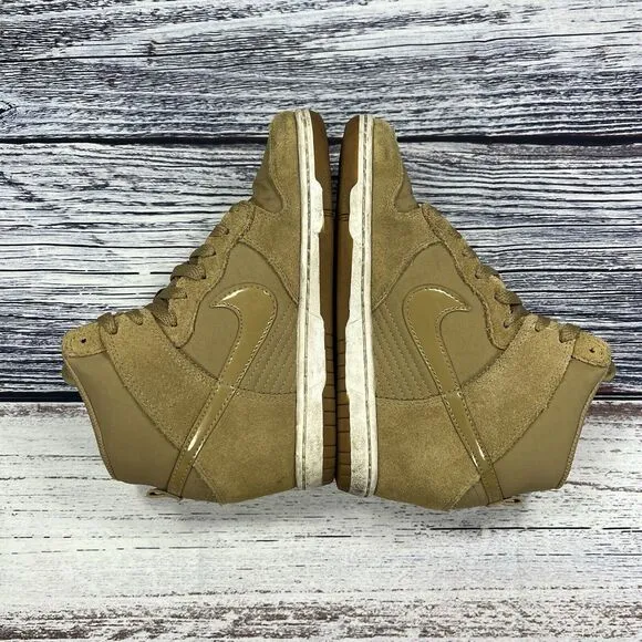 Nike Dunk Sky Hi Hidden Wedge Tan Dessert Camo Sneakers, Women’s Size 6.5