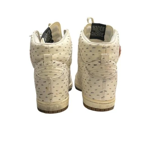 Nike Dunk Sky High Print 'Sail' Sneakers 543258-100 Women’s Size 9