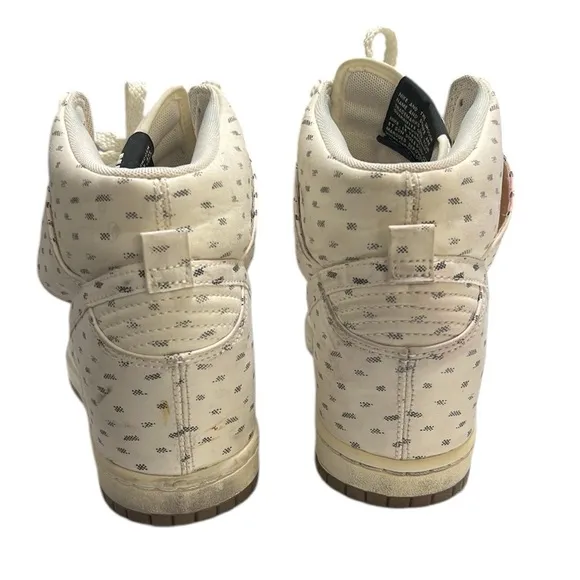 Nike Dunk Sky High Print 'Sail' Sneakers 543258-100 Women’s Size 9