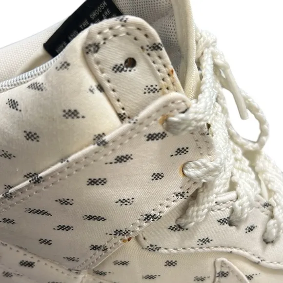 Nike Dunk Sky High Print 'Sail' Sneakers 543258-100 Women’s Size 9