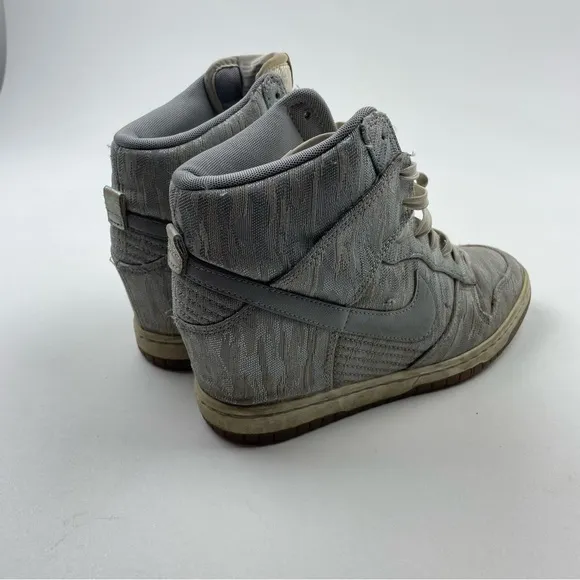 Nike Dunk Sky Premium High Gray Sneakers Size 7.5