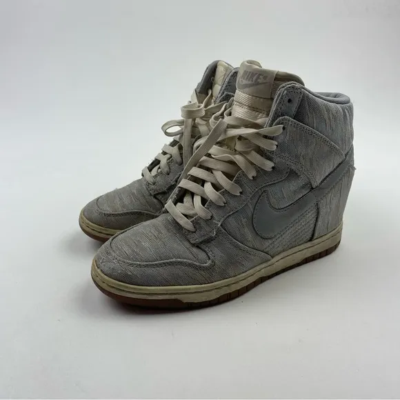 Nike Dunk Sky Premium High Gray Sneakers Size 7.5