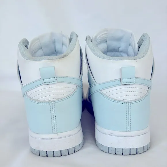 Nike Dunks High Top Light Glacier Blue Sneakers Next Nature Women’s 7.5
